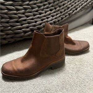 Timberland Brown Leather Ankle Boots